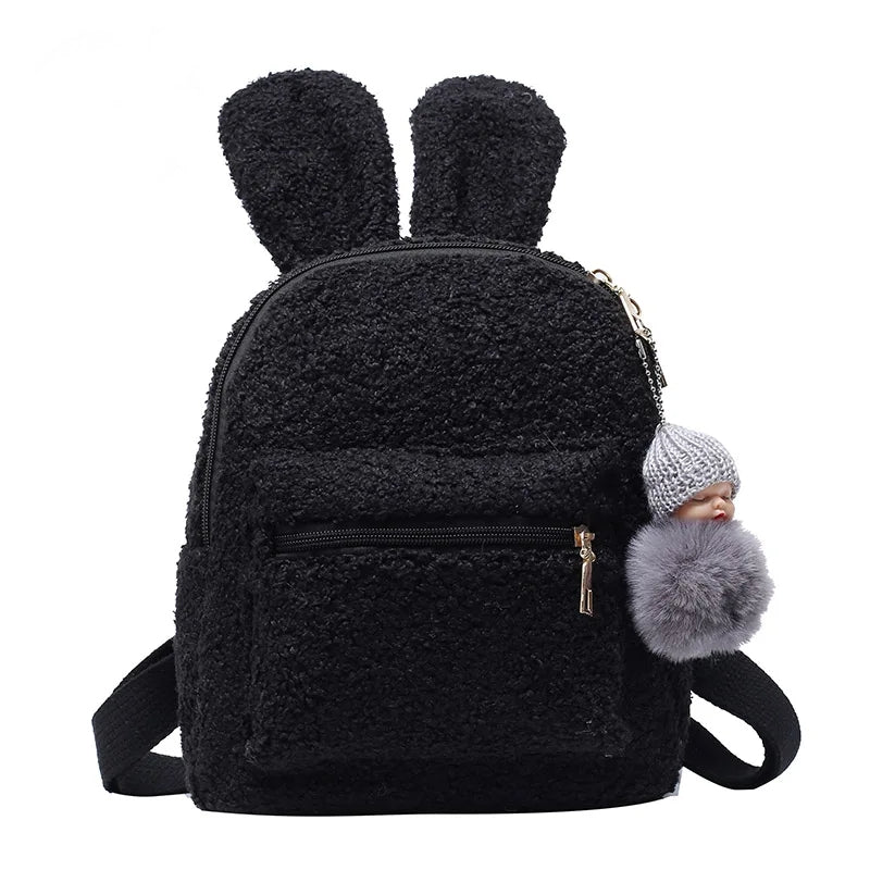 Sac à dos en peluche oreilles de lapin - Kimelou
