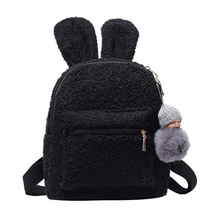 Sac à dos en peluche oreilles de lapin - Kimelou