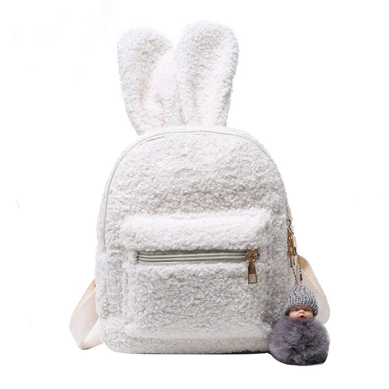 Sac à dos en peluche oreilles de lapin - Kimelou