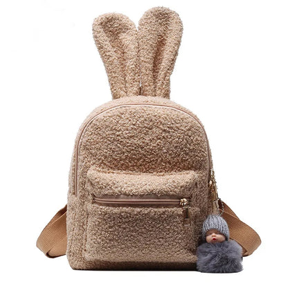 Sac à dos en peluche oreilles de lapin - Kimelou