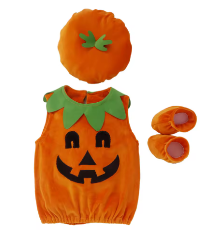 🎃 Citrouiboo – Déguisement de Citrouille pour Bébé 🧡