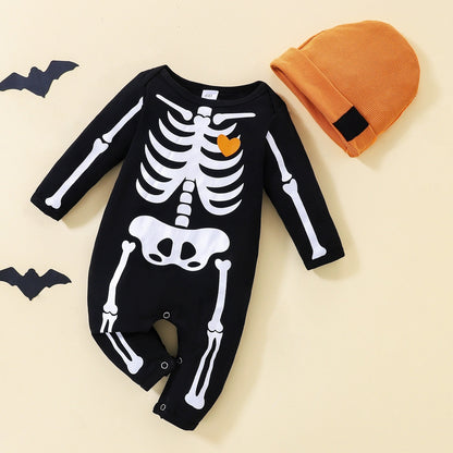 💀 MiniSquelettou – Pyjama Halloween pour Bébé 🎃