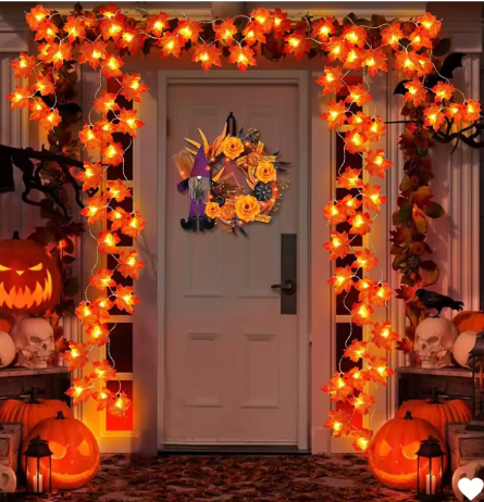 Lumiérable – Guirlande Feuilles d’Érable Lumineuse 🍁✨