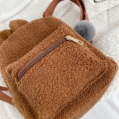 Sac à dos en peluche oreilles de lapin - Kimelou