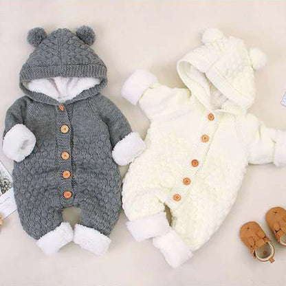 Barboteuse en tricot | BABYROMPER - Kimelou