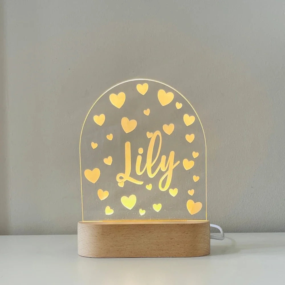 Veilleuse Lovelylamp - Prénom personnalisable - Kimelou