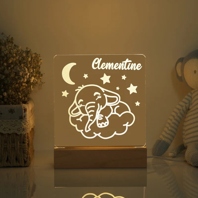 Veilleuse MAGICLAMP - Prénom Personnalisable - Kimelou