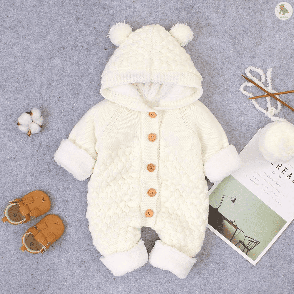 Barboteuse en tricot | BABYROMPER - Kimelou