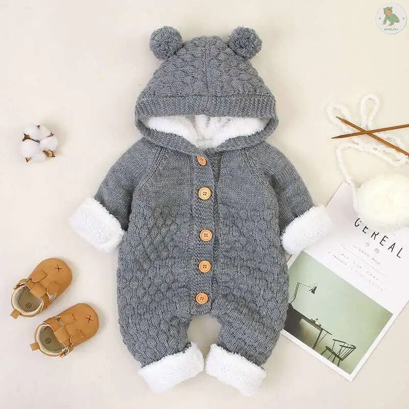 Barboteuse en tricot | BABYROMPER - Kimelou