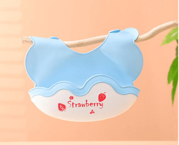 Bavoirs en silicone | STRAWBERRY - Kimelou